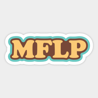 MFLP groovy logo Sticker